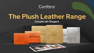 The Plush Leather Range of Photobooks by Canvera