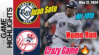 Yankees vs Rays [TODAY] Highlights | May 12, 2024 | OMG Juan Soto Hit 10th Home Run 💥💥