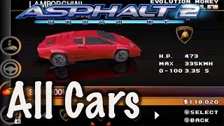 Asphalt Urban GT 2 - All Cars - Gameloft - 2021