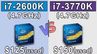 i7-2600K (4.7GHz) OC vs i7-3770K (4.7GHz) OC | New Games Benchmarks