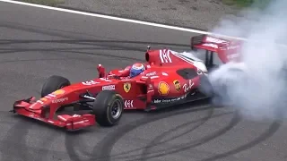 Finali Mondiali Ferrari 2018 - F1 Burnouts, FXX K EVO, 599XX at Monza Circuit!