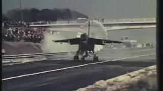 Jaguar Fighter Jet lands on Highway