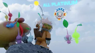 Pikmin 4 Fumbles and Funny moments ALL PLATINUM