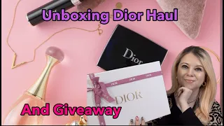 Unboxing Huge DIOR Beauty & Skincare Haul! MEGA GIFTS! (GIVEAWAY CLOSED!) Luxury Makeup!