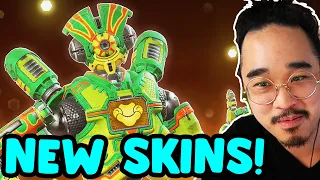 WHAT ARE THESE *NEW* SKINS?? (Season 9 - Apex Legends)