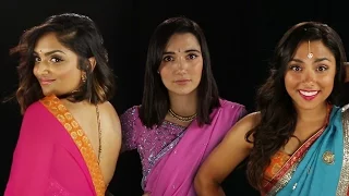 Women Dress Themselves In Sarees For The First Time