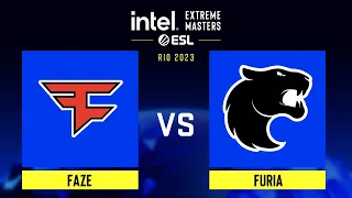 FaZe vs FURIA | Map 1 Mirage | IEM Rio 2023