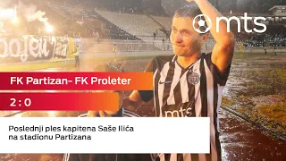 Poslednji ples i intervju na stadionu Partizana - Saša Ilić kapiten