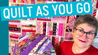 🧵⏰ QUILT-AS-YOU-GO - USE YOUR SCRAPS FOR GOOD PART 1