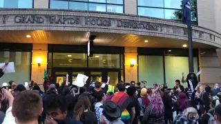 Grand Rapids police protest