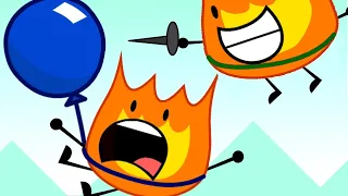 (updated) BFDI 11-6 but everyone is firey