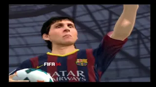 FIFA 14 PS2 GAMEPLAY -  FC BARCELONA VS REAL MADRID