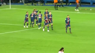 PSG / OL 07.10.2018 : 5-0 (L1 J9) 3/4 : Juste après les buts du PSG ou presque