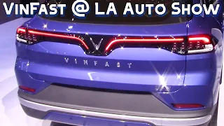 VinFast Display at the 2022 LA Auto show