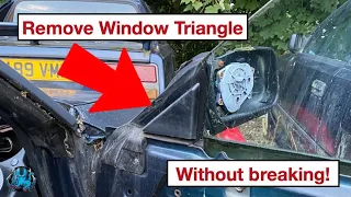 How to remove your Mk1 MR2 window triangle properly (MR2 How To)