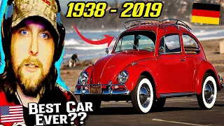 American Reacts to The Rise & FALL of the Volkswagen Beetle