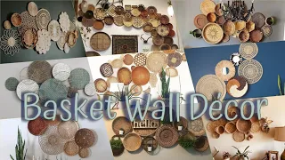 Basket Wall Décor  -  Boho wall decoration  -  Boho Basket wall Decor