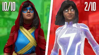 Ranking EVERY Ms. Marvel Suit In Marvel's Avengers