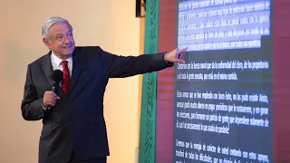 Llamado a ejercer periodismo con ética. Conferencia presidente AMLO