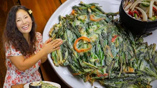 Korean Chive Pancake Recipe Buchujeon, Perfect with Makgeolli 🍶