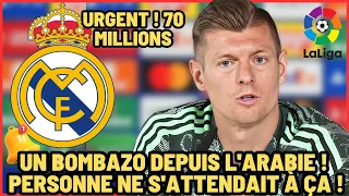 TREMBLEMENT DE TERRE À MADRID ! PERSONNE NE S'ATTENDAIT À CELA DE KROOS ! NOUVELLES DU REAL MADRID