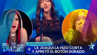 Chloe cantó, no recibió devoluciones y pasó a semis con el botón dorado - Got Talent Argentina 2023