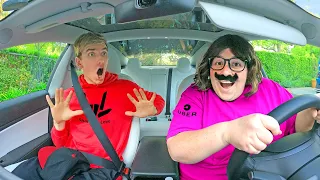 Undercover Uber Driver In Disguise to Prank STEPHEN SHARER!!