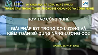 Giải pháp IoT trong đo lường và kiểm toán sử dụng năng lượng - CO2