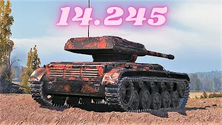 ELC EVEN 90 - 14.245 Spot Damage & ELC EVEN 90 (2x)  World of Tanks Replays 4K The best tank game