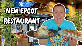 NEW RESTAURANT IN EPCOT | Best Sushi in Disney World