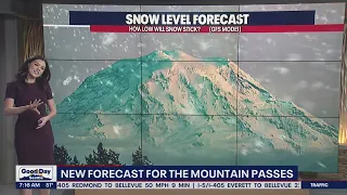 Snow forecast: When snow will hit the mountain passes in Western Washington | FOX 13 Seattle