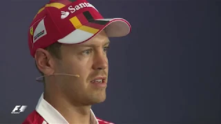 Vettel & Hamilton Discuss Baku Safety Car Clash | 2017 Austrian Grand Prix