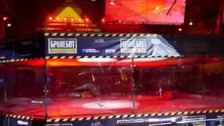 Battlebots Бои Роботов Бронебот 2015 - battle 1 - Thor, Ripper, Flick - 4K LX100