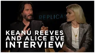 Keanu Reeves and Alice Eve Interview | Replicas