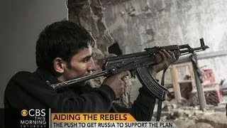 What type of weapons will be sent to the Syrian rebels?