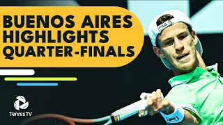 Schwartzman Meets Cerundolo; Ruud & Fognini In Action | Buenos Aires 2022 Quarter-Final Highlights