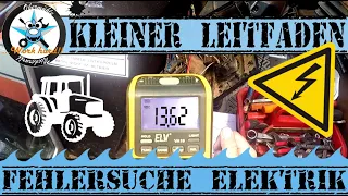 ⚡️kleiner Leitfaden zur Fehlersuche in der alten Schlepper-Elektrik⚡️MF1004T- Blinker ausgefallen⚡️