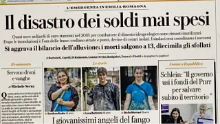 Prime pagine dei giornali di oggi 19 maggio 2023. Rassegna stampa. Quotidiani nazionali italiani