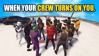 When your crew turns on you. | GTA 5 THUG LIFE #412