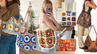 diy crochet granny square bag (it's sooo goooood)