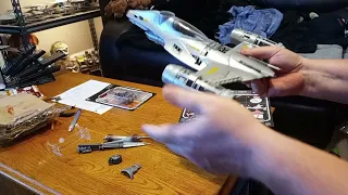 Star Wars Vintage collection The Mandalorian N-1 Starfighter unboxing