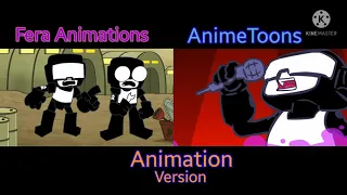 FNF Animal but different character sing it (Fera Animations x AnimeToons)