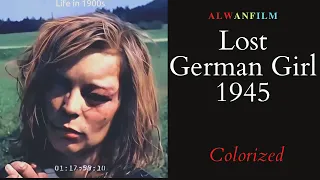 Lost German Girl 1945 Surrendering to US Army