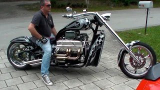 V8 CHOPPER - 425HP V8 CORVETTE 5,7L...TURN UP THE VOLUME!