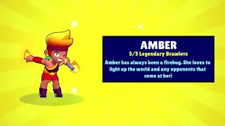 Animation unlocked AMBER | Brawl stars