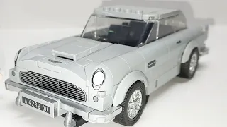 Building the LEGO Speed Champions Aston Martin DB5 007 James Bond (Time Lapse).