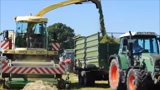 Grassilage 2.Schnitt ´16 // Krone I MF | John Deere | Fendt