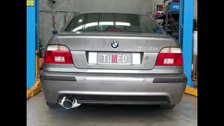 BMW e39 530i with SuperSprint headers / custom 2.5"exhaust + Sound Clip