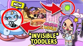 HOW TO UNLOCK **INVISIBLE TODDLERS** IN AVATAR WORLD 🤯👶 **BEST SECRET HACK**