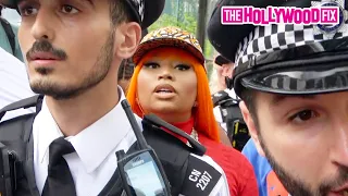 Nicki Minaj Causes Absolute Chaos In The Streets While Arriving To At Fan Meet & Greet In London, UK